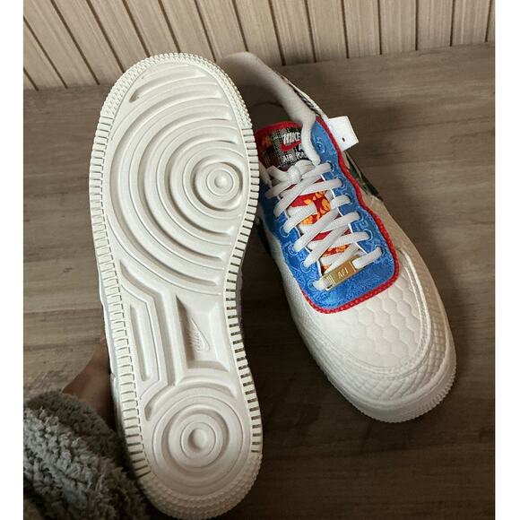 Nike Air Force 1 Low Shadow Multicolor Sneakers Women’s 9 DZ5193-100 - Picture 7 of 9